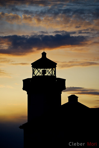 sunset lighthouse sanjuanisland