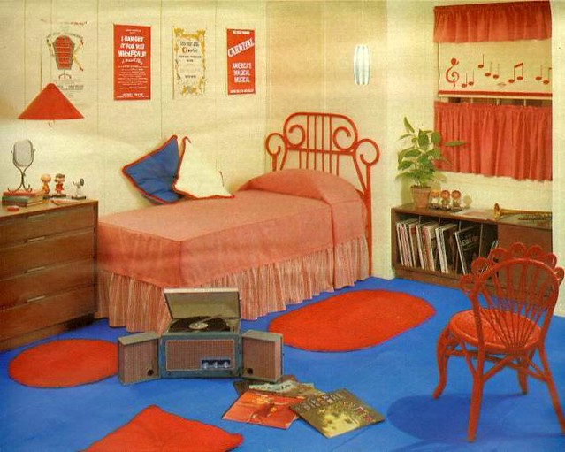 1960's nursery rhythm bedroom furniture