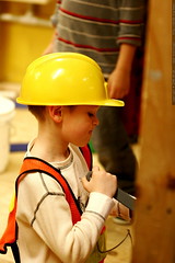 builder nick in the home construction exhibit    MG … 