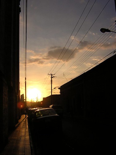 street sunset mexico calle saltillo