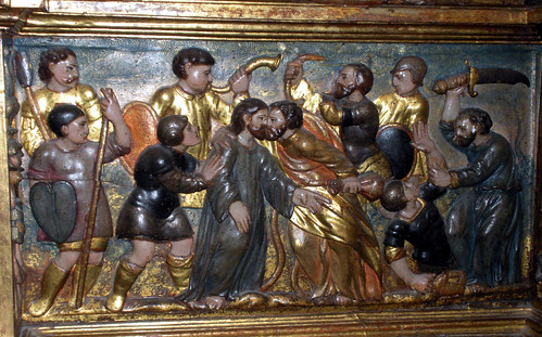 españa church geotagged spain jesus iglesia león judas templo arrest basrelief bierzo polychrome gethsemane retablo dehesas