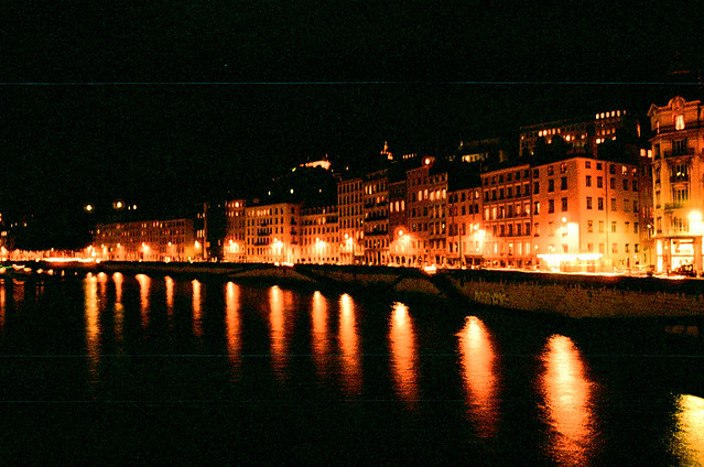 Lyon - River View at Night 