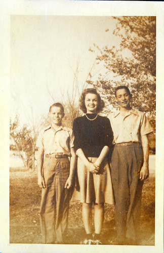 Gloria and two boys