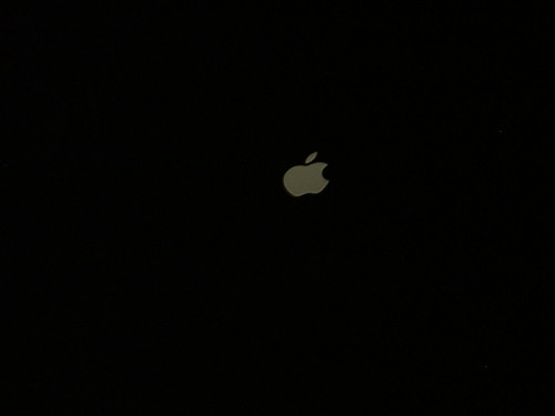 Apple in dark