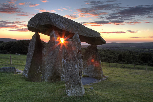 sunset standingstones day westwales cloudy photobook pembrokeshire neolithic dolmen pentreifan burialchamber photomatix mywinners gloriousfool