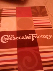 At the Cheesecake factory