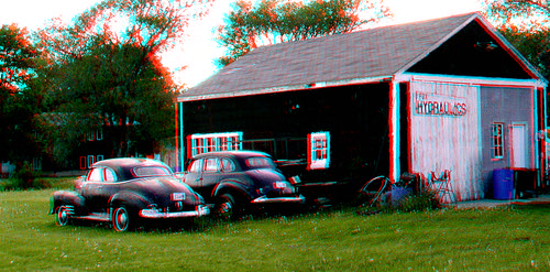 old car stereoscopic stereophoto 3d spring scenic anaglyph anaglyphs redcyan 3dimages 3dphoto 3dphotos 3dpictures stereopicture