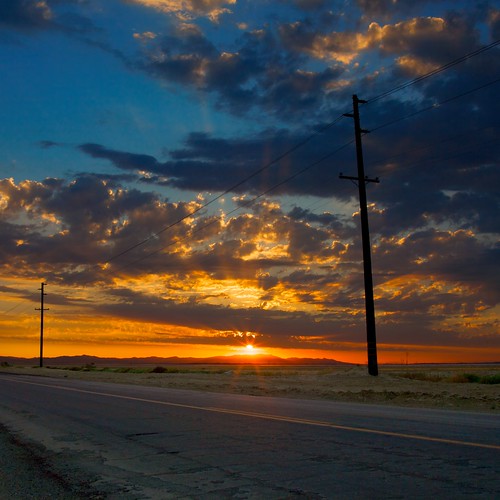 california road sunset color lines twilight glow power i5 dusk 5 perspective interstate poles distance dorsey dorseygraphics spdorsey