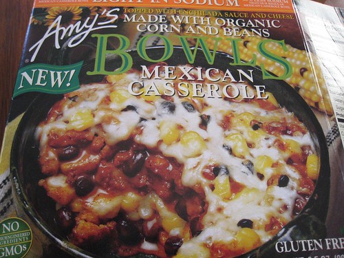 Amy's Bowls, frozen food IMG_4673