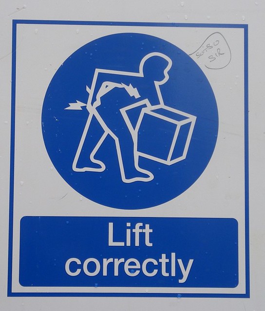 Lift correctly
