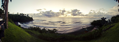 morning beach sunrise hawaii early surfing spot location bigisland hilo viv predawn 5am sarahlee honolii legothenego vivantvie
