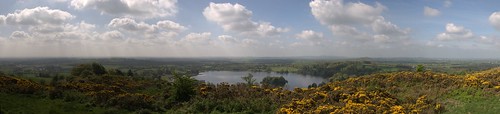 ireland panorama landscape gorse mullagh cocavan mullach mullaghhill mullaghlake maydaymullagh