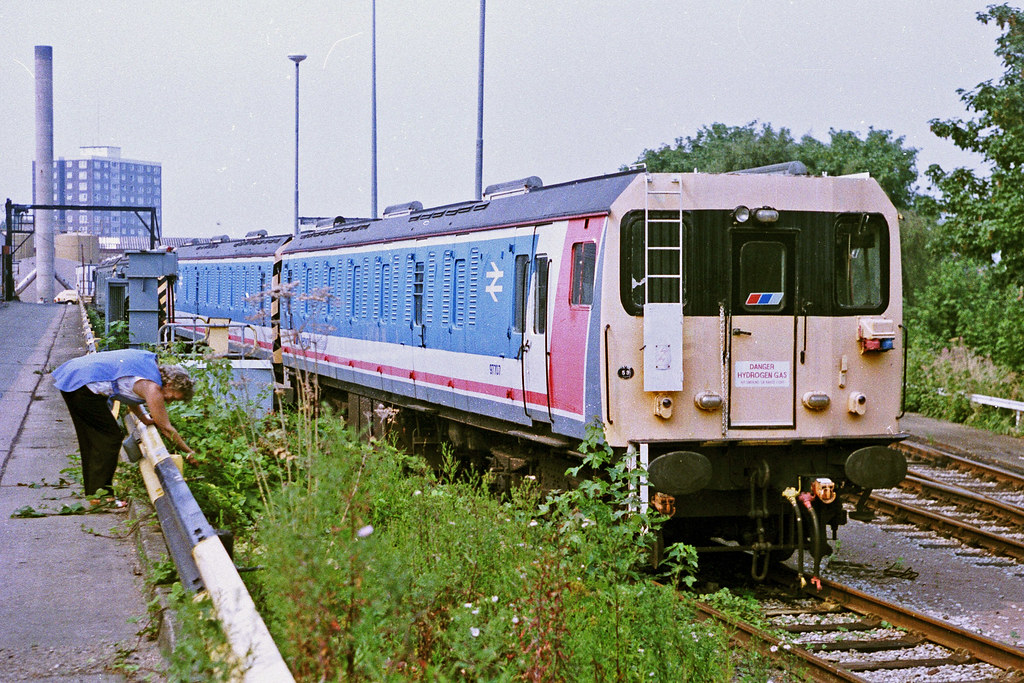 Class 97/7 Battery Locos 97707 & 97708 at Hornsey depot