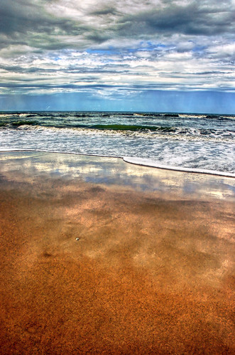 ocean sea seascape beach water clouds sand florida shoreline atlantic shore 2008 indialantic tonemap beachesandoceans