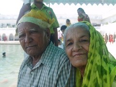 Indian couple at the Golden Temple