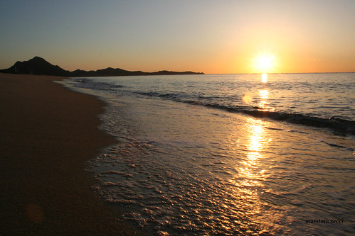sardegna sea beach sunrise mare sardinia alba spiaggia marinarei