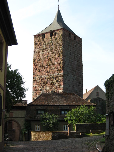 tower germany bayern deutschland bavaria franconia franken turm middleages rothenfels burgrothenfels