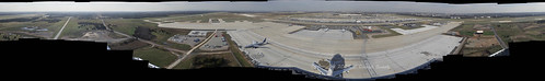 unitedstatesofamerica mwaa iad kiad washington dulles international airport atct air traffic control tower metropolitan airports authority panoramic from top faa federal aviation administration controller new areal arieal ariel arial photo pano panorama amazing view autopano giga pro gigapixel stitch autostitch auto stitched