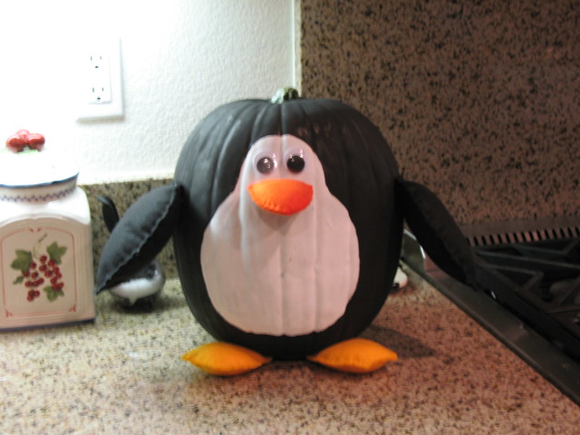 Penguin Pumpkin | Flickr - Photo Sharing!