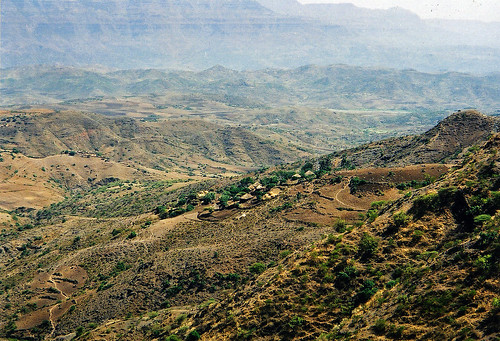 africa rural scenery village african ethiopia lalibela