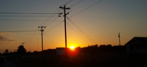 sunset wire farm powerline fromcar fm1488