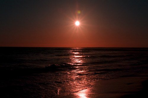 sunset sea sun reflection sol beach canon lens landscape photo sand surf waves photograph oceanside flair 40d familygetty