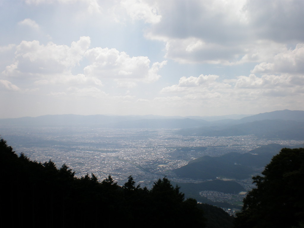 View of Kyoto City from Mt. Hiei, Kyoto, Japan