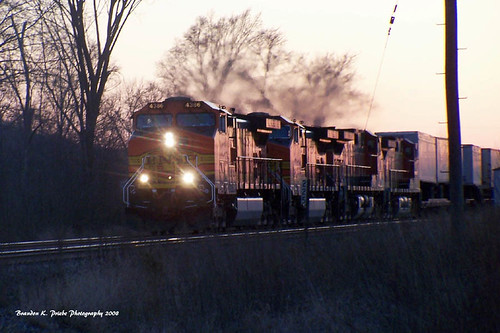 railroad sunset train illinois trains bnsf dallascity burlingtonnorthernsantefe transcon bnsf4368