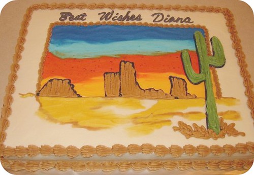 sunset cactus cake texas desert