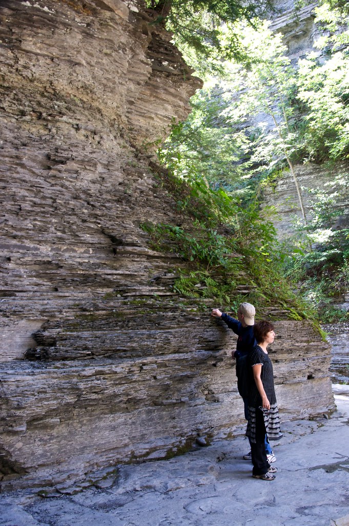 David and Sis Explore Rocks