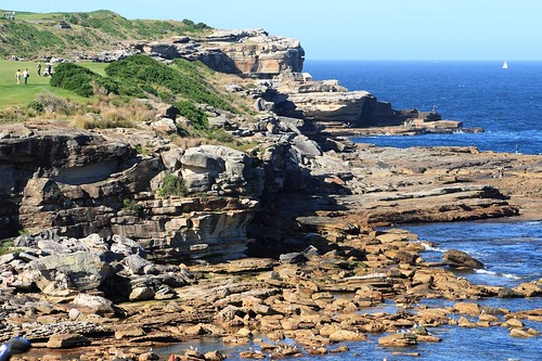 rock landscape view australia cliffs coastal nsw