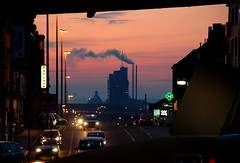 Charleroi (Belgium) - Evening Traffic