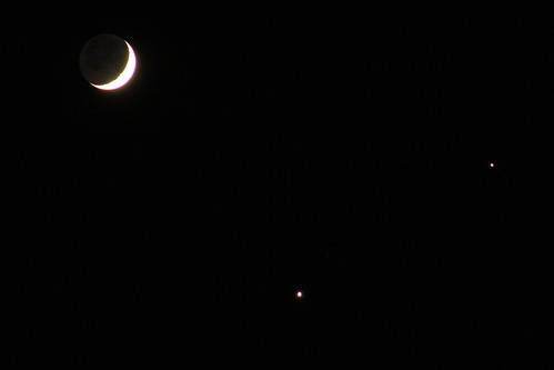 sky moon night venus nightsky jupiter jupitersmoons