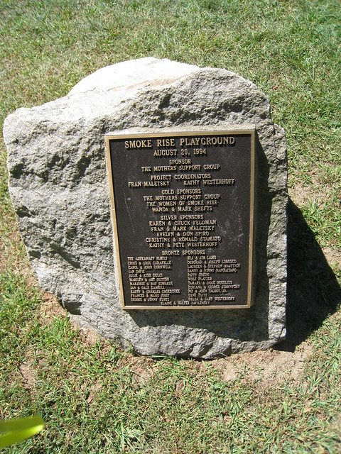 Smoke Rise Playground Dedication Plaque | Flickr - Photo Sharing!