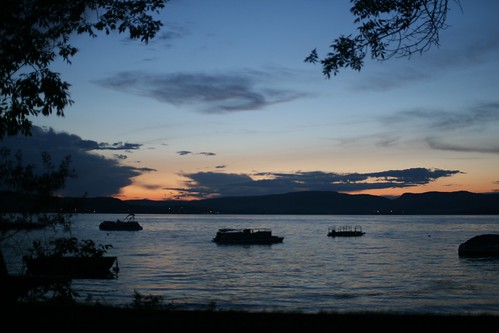 sunset lake water saintgab