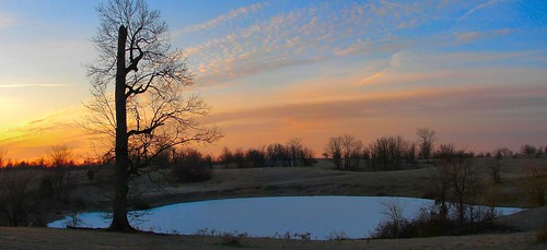 morning sky panorama tree clouds sunrise early pond frost indiana orangecounty 2images mywinners