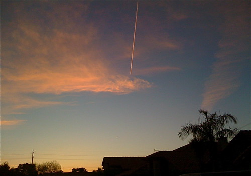 sunset arizona sky scenic