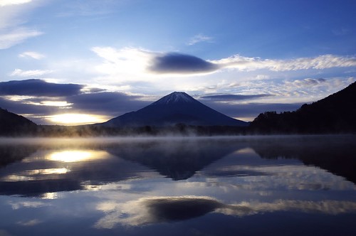 lake japan sunrise geotagged nikon 富士山 mtfuji shouji d40 精進湖 geo:lat=3549126401144495 geo:lon=1386050096154213