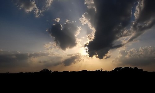 sunset sky sun david oklahoma beautiful field clouds nikon parks rays prairie edmond amature d40x