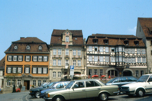 germany deutschland 1989 halftimbered fachwerk badenwürttemberg schwäbischhall württemberg schwabischhall wurttemberg