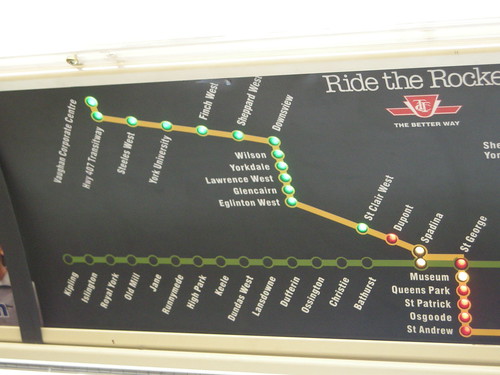 TTC Subway map