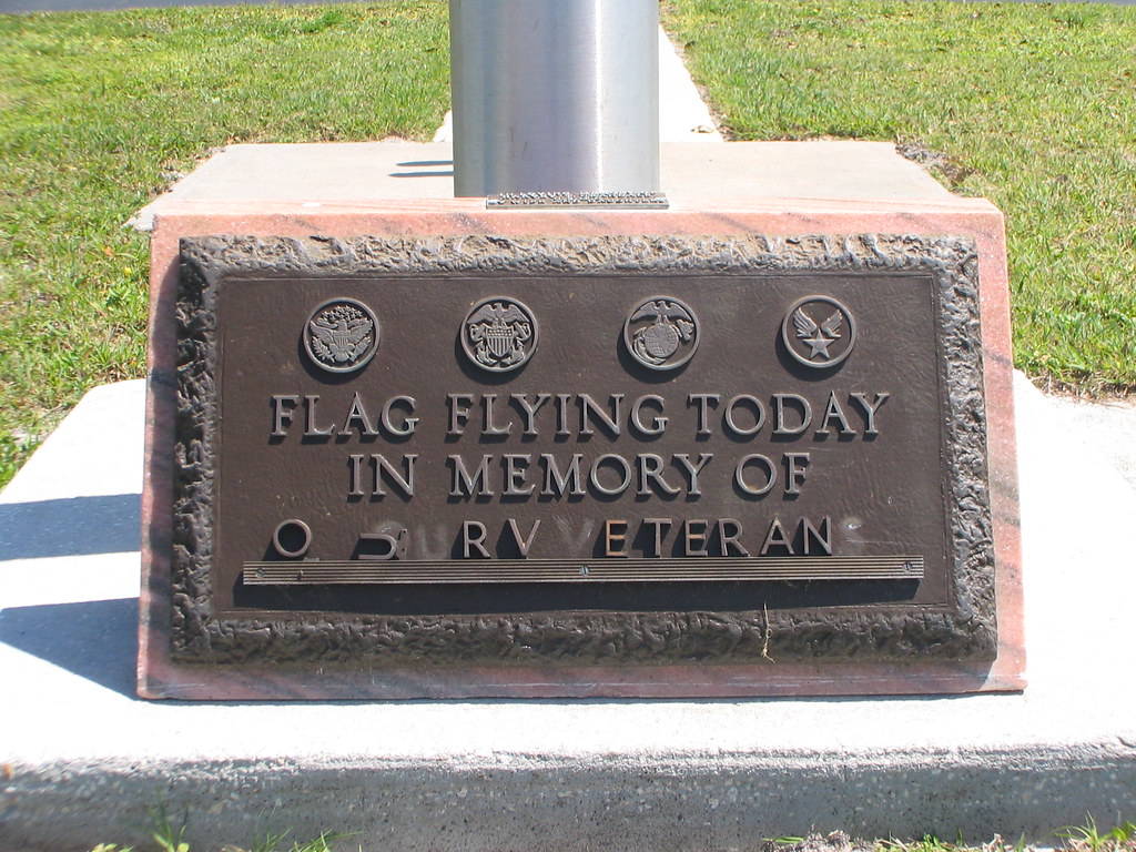 Restlawn Memorial Gardens Veterans Memorial Plaque Flickr