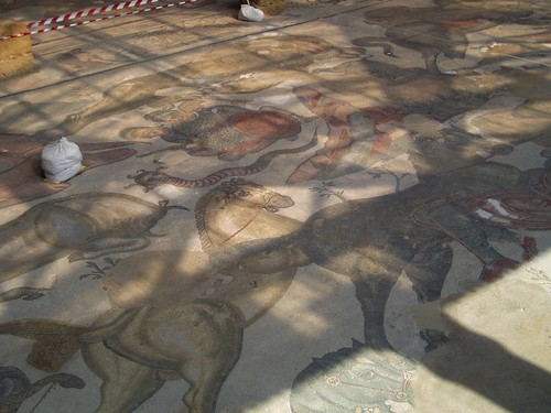 italy roman mosaic villa sicily casale piazzaarmerina