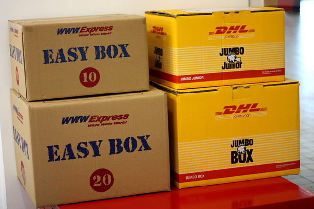 DHL Boxes | Flickr - Photo Sharing!