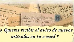 REcibirás en el correo electrónico el aviso de la publicación de nuevos artículos
