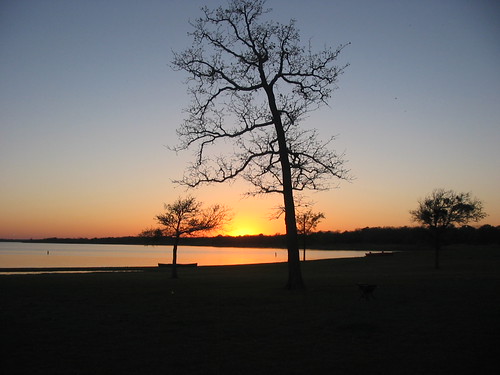 sunset texas lakesomville
