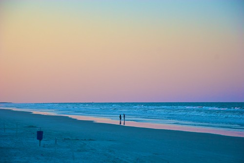 ocean sunset water florida pastel newsmyrnabeach