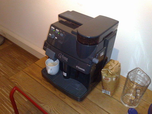 Die Kaffeemaschine - Vorbereitung der Öffentlichen Buchausgabe des logbuch accessiblity