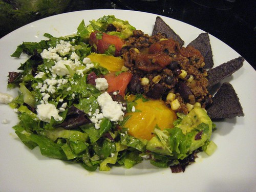 taco salad, zone meal IMG_4675