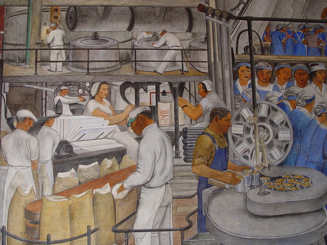 Pan American Unity Mural by Diego Rivera in San Francisco